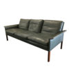 Danish Three Seater leather Sofa by Hans Olsen