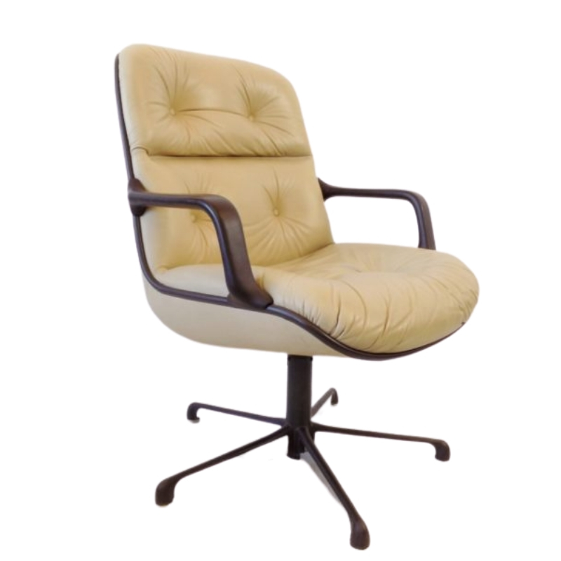 Comforto Executive Highback leather chair by Charles Pollock
