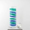 Giant Studio Venini Vase with Polychrome Stripes Venini, Production of 1998 Giant Studio Venini Vase with Polychrome Stripes Venini, Production of 1998