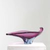 Extraordinary Hand Blown Violet and Blue Murano Glass Bowl, 1960