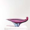 Extraordinary Hand Blown Violet and Blue Murano Glass Bowl, 1960