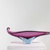 Extraordinary Hand Blown Violet and Blue Murano Glass Bowl, 1960