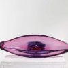 Extraordinary Hand Blown Violet and Blue Murano Glass Bowl, 1960