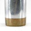 David Marshall Desenos Brutalist Aluminum and Brass Candlestick David Marshall Desenos Brutalist Aluminum and Brass Candlestick