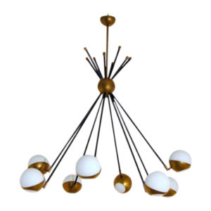 Mid Century Italian Style Chandelier
