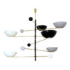 Mid-Century Italian Style Brass Chandelier Mid-Century Italian Style Brass Chandelier