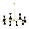 Mid Century Stilnovo Style Chandelier
