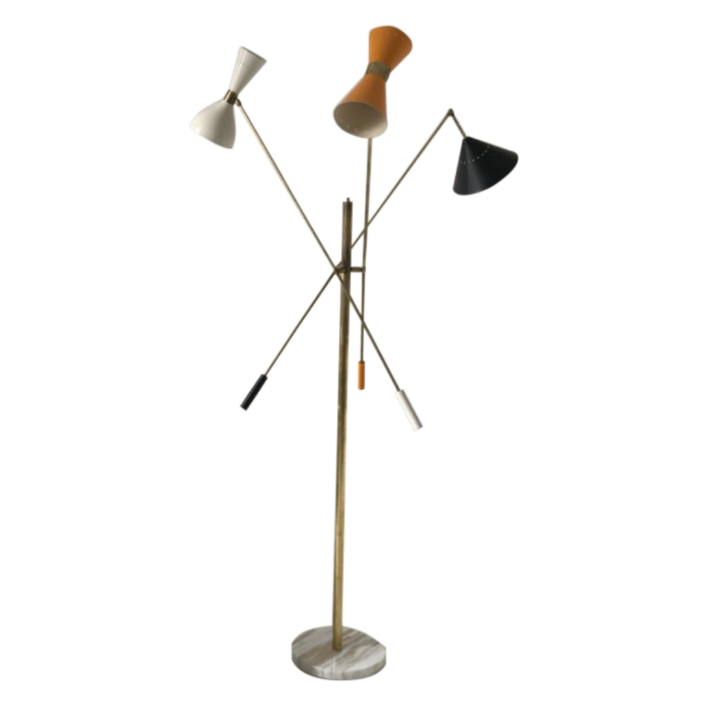 Triennale Angelo Lelli Style Floor Lamp