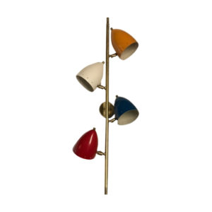 Italian Primary Color Vintage Stilnovo Style Sconces