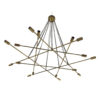 Modern Stilnovo Style Chandelier