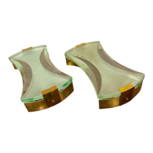 Vintage Max Ingrand Fontana Arte Italian Sconces - A Pair