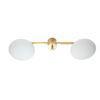 Brass & Opaline Glass Stella Toi & Moi Ceiling or Wall Lamp Brass & Opaline Glass Stella Toi & Moi Ceiling or Wall Lamp