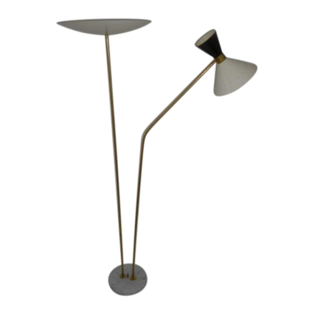 1960 Stilnovo Style Italian Floor Lamp