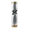 David Marshall Desenos Brutalist Aluminum and Brass Candlestick David Marshall Desenos Brutalist Aluminum and Brass Candlestick