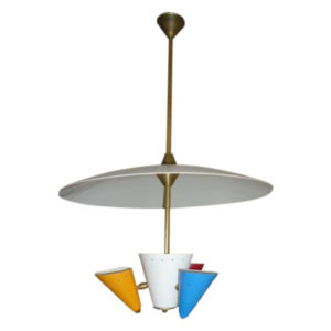 1960 Stilnovo Style Italian Chandelier