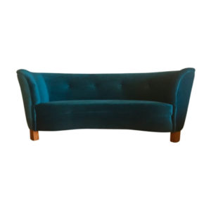 Danish Banana Sofa by Slagelse Møbelværk