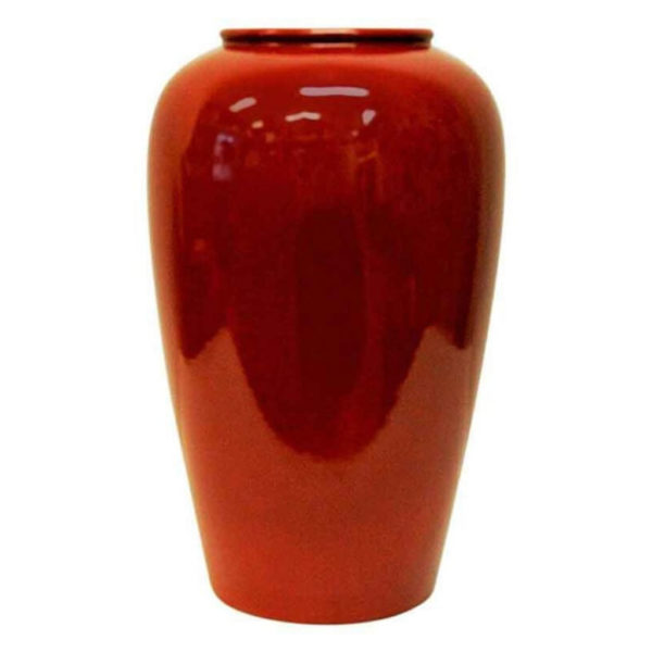 Red Vintage Vase by Scheurich 1970s, W. Germany Red Vintage Vase by Scheurich 1970s, W. Germany