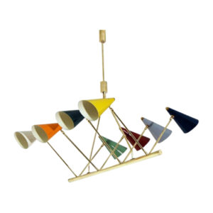 Mid Century Style Italian Diabolo Chandelier