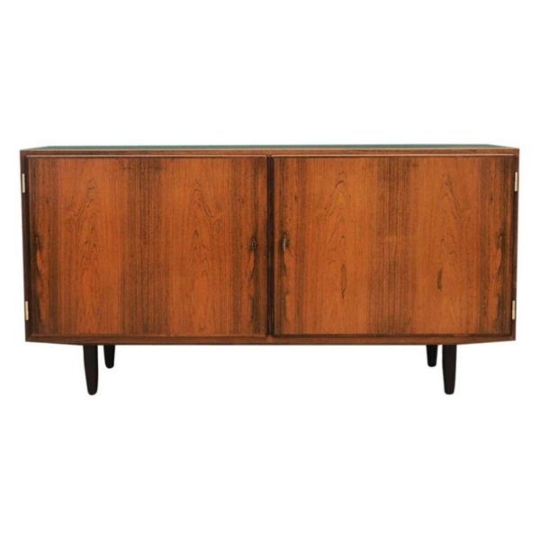 Rosewood cabinet, Danish design, 1960s, designer: Carlo Jensen, producer: Hundevad