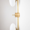 Brass & Opaline Glass Stella Toi & Moi Ceiling or Wall Lamp Brass & Opaline Glass Stella Toi & Moi Ceiling or Wall Lamp