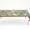 Green marble epoxy coffee table 50 years Green marble epoxy coffee table 50 years