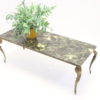 Green marble epoxy coffee table 50 years Green marble epoxy coffee table 50 years