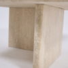 French Travertine marble Design table set 1960's