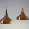 Danish copper pendant lights set of 2 lights Danish copper pendant lights set of 2 lights
