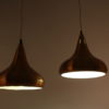 Danish copper pendant lights set of 2 lights Danish copper pendant lights set of 2 lights