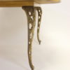 Marble Rond epoxy coffee table 1960's
