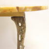Marble Rond epoxy coffee table 1960's