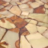 Marble Rond epoxy coffee table 1960's