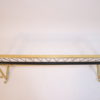 Vintage wall coat rack with hooks & braided hat rack, 1960s
