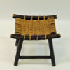 Norwegian Rope Seat Oak Stool by Anne-Lise Aas, 1930s-1940s