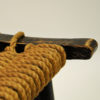 Norwegian Rope Seat Oak Stool by Anne-Lise Aas, 1930s-1940s