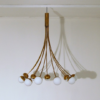Brass Mid-Century Italian Chandelier