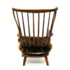 Rocking Sheep skin chair by Peter Hvidt, Denmark 1940s