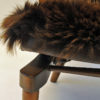 Rocking Sheep skin chair by Peter Hvidt, Denmark 1940s