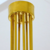 Mid-Century Italian Style Brass Chandelier Mid-Century Italian Style Brass Chandelier