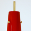 Mid Century Red Yellow Blue Italian Style Chandelier