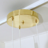 Mid Century Red Yellow Blue Italian Style Chandelier