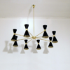 Mid Century Stilnovo Style Chandelier