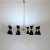 Mid Century Stilnovo Style Chandelier