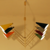 Mid Century Style Italian Diabolo Chandelier