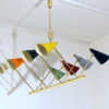 Mid Century Style Italian Diabolo Chandelier