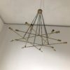 Modern Stilnovo Style Chandelier