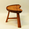Norwegian Pine stool from Krogenæs Møbler 1970s Norwegian Pine stool from Krogenæs Møbler 1970s