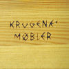 Norwegian Pine stool from Krogenæs Møbler 1970s Norwegian Pine stool from Krogenæs Møbler 1970s