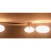 Modern - Angelo Lelli Style Italian Brass and Opaline Pendant Light
