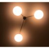 Modern - Angelo Lelli Style Italian Brass and Opaline Pendant Light